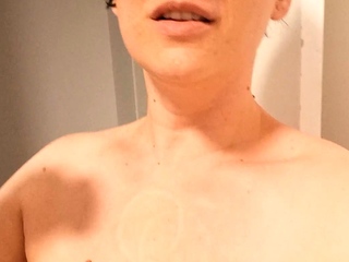 Busty brunette bitch with big boobs