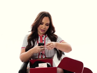 Busty brunette solo masturbation