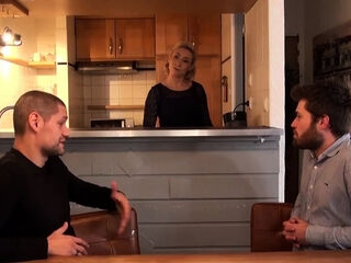 Brave French MILF Julie Takes on Unknown Stranger in Wild