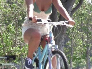 Big Ass Rides Bicycle in Shorts - Vol. 2 Scene 1