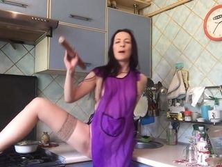 PornReal Amateurs mother Plays monstrous Stick In Kitchen Part1