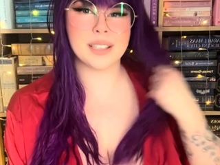 Big boobs milf masturbates with her dildo