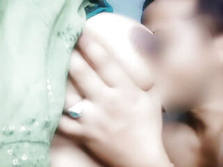 The beautiful village Bhabhi was working in the kitchen, brother-in-law came from behind and put his finger in my pussy