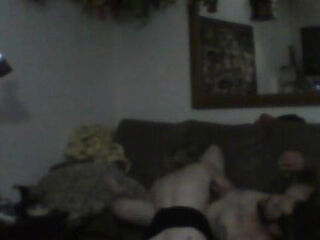 holding blonde down and pounding her throat smoking cigarette
