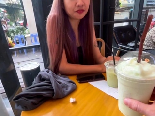 Cute Thai MILF picked up and fucked hard