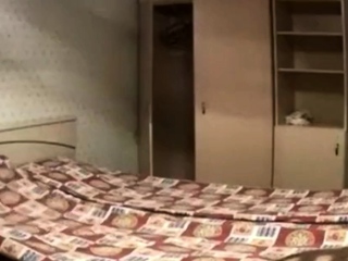 my busty stepmother changes the bed naked