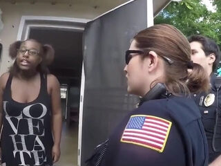 Dark-hued dude is slurping asshole under arrest