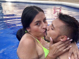 The Water Covers Them as They Devour Each Other with Kisses Full of Desire
