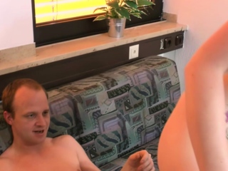 German Stepbrother ask Stepsister for Sex with Kissing