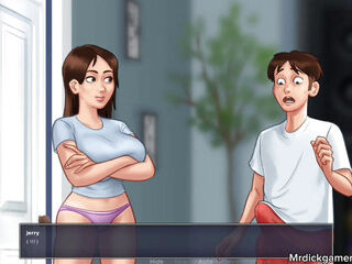 Summertime saga I caught my stepmother rubbin' her twat and then screwed her