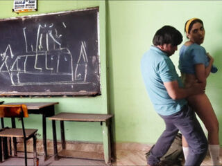 Indian Couples Sex in Uniform After the Class