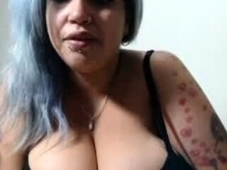 Big boobs milf masturbates with her dildo