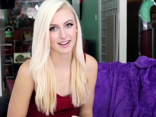 Blonde Bombshell Alexa Grace's Hardcore Pie Experience