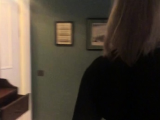 Amateur blond girl with big boobs getting fucked