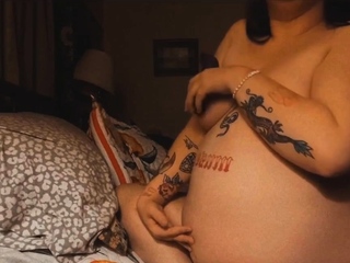 Pregnant Milf's Kinky Solo Session - Horny Tits Milking