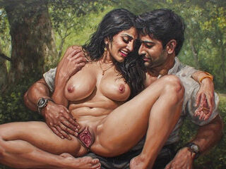 Lover left aunty on chair in the park Hindi short video