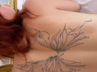 After fixing her TV, Cute tattooed redhead is inviting the repairman for a quickie
