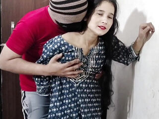 Cute college girl ko paise dekar jabar dasti pela