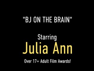 'Motherly gullet jerking lollipop! Julia Ann Gives astounding mitt And deepthroat Job point of view!'