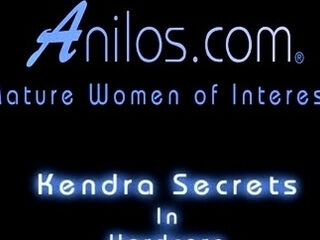 Attractive dark haired Kendra Secrets luvs drill sesh