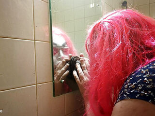 TV clown slut gets her creamy reward - just not the cream she was hoping for