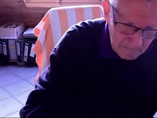 74-Year-Old German Silver Daddy Cums Hard