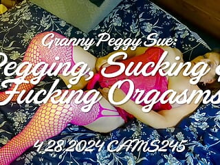 Grandma Peggy Sue Pegging, deep throating & boning climaxes four 28 202four CAMS2four5