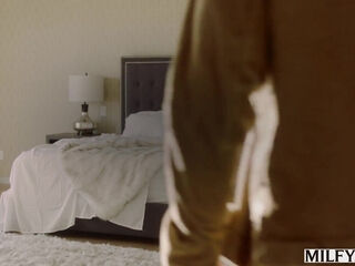 Stunning milf gets smashed on her soft bed with her lover