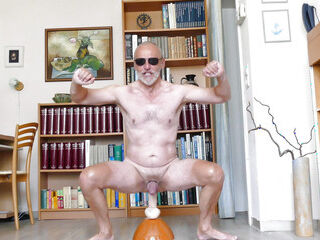 Daddy Rides a Dildo