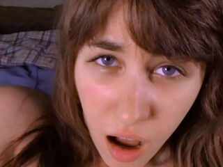 Blonde amateur milf does anal on pov camera 29