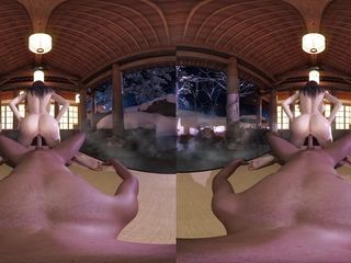 Three dimensional VR point of view, huge-titted japanese rcg, three dimensional toon VR