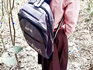 Indian desi college gal nailed in the woods viral MMS