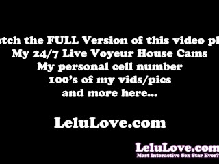 'POV bj & hand job with knob adore Jerk Off Instructions to a massive gam jiggling toe curling climax - Lelu Love'