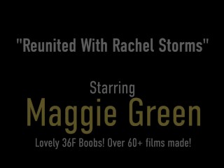 'Huge jugged cougar Maggie Green Gets nips fellated By dark-haired Rachel Storms'