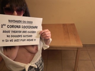 'Creampie group sex during 2nd corona lockdown with Jessica and Marion'