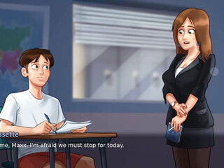 Student fuck teacher in classroom