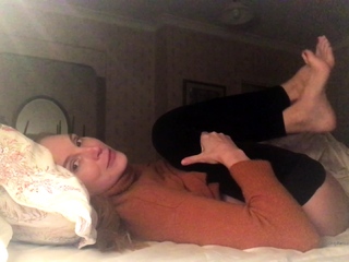 British blonde milf Jane Bond solo masturbation