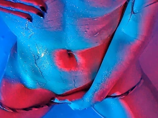 Amateur striptease and Solo masturbation