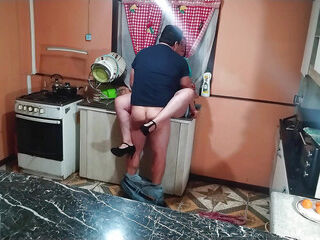 When you have a wife who loves sex, you fuck her everywhere. Sex in the kitchen