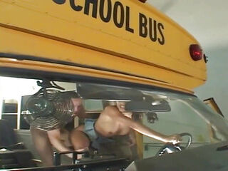 Pig Tailed Teen Gets Fucked on the Bus