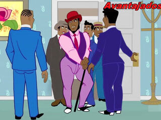 Big Gifted Men in Gay Cartoon